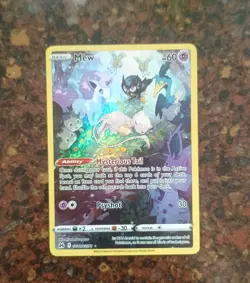 Mew GG10/GG70 Crown Zenith: Galarian Gallery Holo Pokemon Tcg Nm-M Condition - Image 1