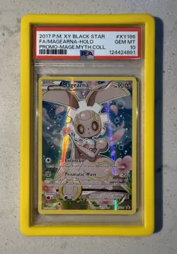 2017 Pokemon XY Black Star Promo Magearna #XY186 Holo PSA 10 Gem Mint Low Pop - Image 2