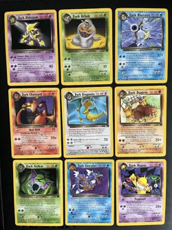 Complete Team Rocket Non Holo Set LP-NM 65 Cards WOTC Pokemon Cards TCG English - Image 1