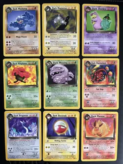 Complete Team Rocket Non Holo Set LP-NM 65 Cards WOTC Pokemon Cards TCG English - Image 3