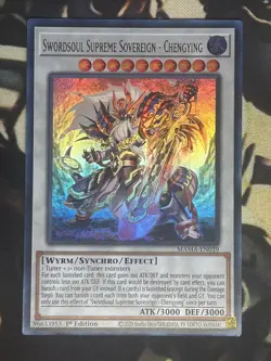Yugioh: Swordsoul Supreme Sovereign - Chengying MAMA-EN039 Ultra Rare 1st Ed NM - Image 1