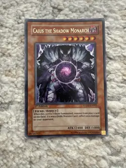 YUGIOH TCG Card: Caius The Shadow Monarch 1996 - Image 1