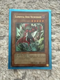 YUGIOH TCG Card: Elemental Hero Necroshade 1996 - Image 1