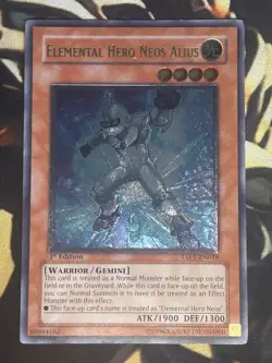 Yugioh: Elemental Hero Neos Alius - TAEV-EN018 - Ultimate Rare - 1st Edition NM - Image 1
