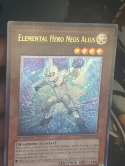 Yugioh: Elemental Hero Neos Alius - TAEV-EN018 - Ultimate Rare - 1st Edition NM - Image 3