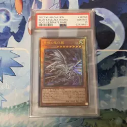 PSA10 Blue Eyes Alternative White Dragon Ultimate Rare YuGiOh Relief - Image 1