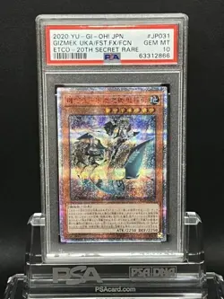 PSA10 Gizmek Fox 20th Secret Rare ETCO JP031 YuGiOh One Owner - Image 1
