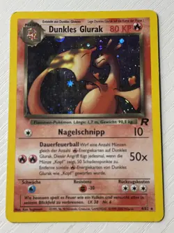 Dunkles Glurak / (Dark Charizard) 4/82 Team Rocket Holo German Pokemon - Image 1
