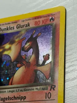 Dunkles Glurak / (Dark Charizard) 4/82 Team Rocket Holo German Pokemon - Image 2