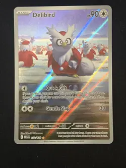 Delibird 152/132 Illustration Rare Mega Evolution Pokemon Near Mint - Image 1
