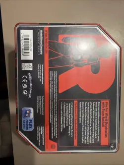 Pokemon TCG: Team Rocket Tin MEWTWO ex promo + 5 packs SEALED - Image 2