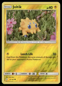 Joltik 47/181 Common Team Up Pokemon Reverse Holo NM/M - Image 1