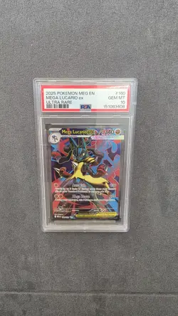 Pokemon TCG Mega Lucario EX 160/132 Ultra Rare Holo - Image 1