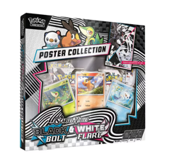 Scarlet & Violet Black Bolt & White Flare Unova Poster Collection Sealed Pokemon - Image 1