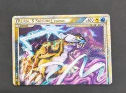 Raikou & Suicune Legend (Top) 92/95 Unleashed Holo Pokemon TCG Card - Image 1