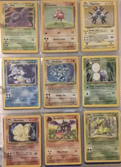 100 Card Vintage Pokemon Tcg Collection Lot WOTC Base-Neo 7 Holos 7 Rare HP/poor - Image 1