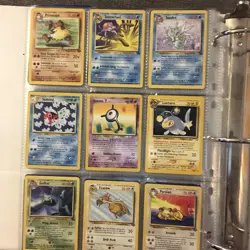 100 Card Vintage Pokemon Tcg Collection Lot WOTC Base-Neo 7 Holos 7 Rare HP/poor - Image 4