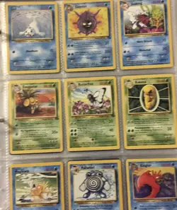 100 Card Vintage Pokemon Tcg Collection Lot WOTC Base-Neo 7 Holos 7 Rare HP/poor - Image 5