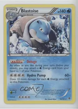 Blastoise Pokemon Black & White Plasma Blast #16 - Image 1