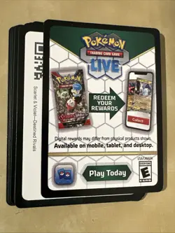 Pokemon TCG Online Code 10x Destined Rivals Delivered Digitally - Image 1