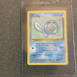 Pokemon TCG Poliwag Base Set 59/102 Common Regular Unlimited English 1999 40HP - Image 1