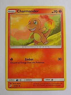 Charmander 12/181 & Charmeleon 13/181 Sun & Moon Team Up Pokemon - Image 3
