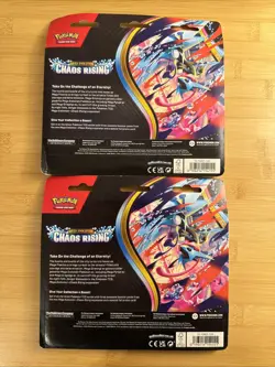 LOT OF 2 Pokemon Chaos Rising 3 Pack Blister Charmeleon Brand New Sealed - Image 2