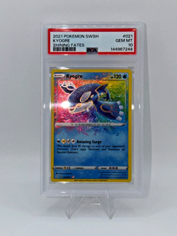2021 Pokemon Sword & Shield - Shining Fates Kyogre #021 - PSA 10 - Image 2