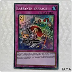 Labrynth Barrage - TAMA-EN025 - Super Rare 1st Edition Yugioh - Image 1