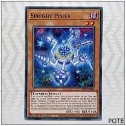 Spright Pixies - POTE-EN005 - Common 1st Edition Yugioh - Image 1