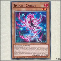 Spright Carrot - POTE-EN007 - Common 1st Edition Yugioh - Image 1