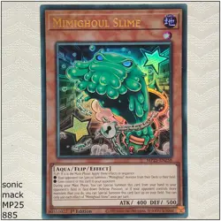Mimighoul Slime - MP25-EN258 - Ultra Rare 1st Edition Yugioh - Image 1