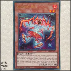 Spright Red - BLTR-EN078 - Ultra Rare 1st Edition Yugioh - Image 1
