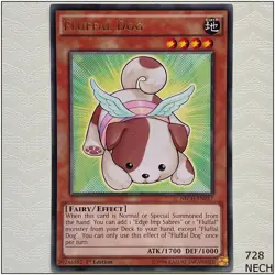 Fluffal Dog - NECH-EN017 - Rare 1st Edition Yugioh - Image 1