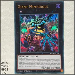 Giant Mimighoul - MP25-EN259 - Ultra Rare 1st Edition Yugioh - Image 1