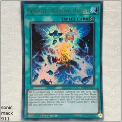 Spright Gamma Burst - BLTR-EN105 - Ultra Rare 1st Edition Yugioh - Image 1