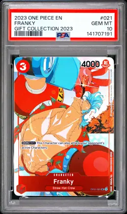 Franky PSA10 2023 One Piece Gift Collection 2023 Gift Collection 2023 #021 - Image 1