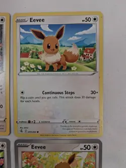 Pokemon TCG Eevee Collection From 4 Different Art/Sets English Cards NM - Image 3