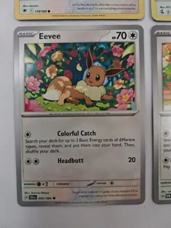 Pokemon TCG Eevee Collection From 4 Different Art/Sets English Cards NM - Image 4