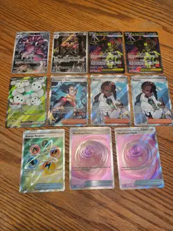 11 Lot Pokemon TCG Illustration Ultra Rare Cards Paradox Rift Perfect Order - Image 1