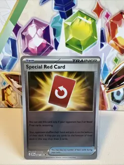 Special Red Card 082/086 Uncommon Reverse Holo - Pokemon TCG Chaos Rising - NM - Image 1