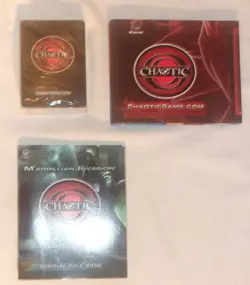 CHAOTIC TRADING CARD GAME SEALED DECK, MAP, RULE BOOK FIRST EDITION M'ARRILLIAN - Image 2