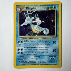 Kingdra - 8/111 - Neo Genesis - Holo Swirl - LP Pokemon TCG Card WOTC dd - Image 1