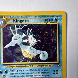 Kingdra - 8/111 - Neo Genesis - Holo Swirl - LP Pokemon TCG Card WOTC dd - Image 2