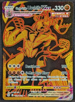 Single Strike Urshifu Vmax Full Art Ultra Rare Pokemon Card TG29/TG30 (NM) - Image 1
