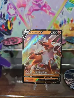 Lycanroc V SWSH199 SWSH: Sword & Shield Promo Cards Holo - Image 1