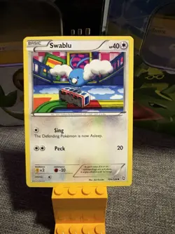 Pokemon Swablu 104/124 Dragons Exalted Uncommon card - Image 1
