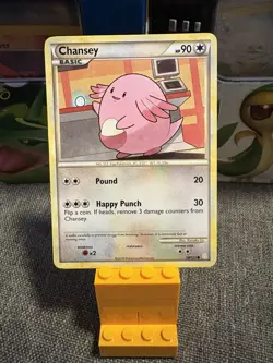 Chansey 58/123 - Common - HeartGold SoulSilver - POKEMON CARD - - Image 1