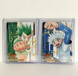 Hunter x Hunter Killua Gon Card Set Weekly Shonen Jump 55th Anniversary Unused - Image 1