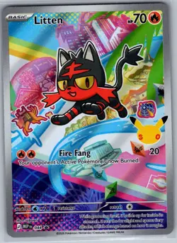 Litten MEP 044 ME: Mega Evolution Promo - Pokemon Card - NM - Image 1
